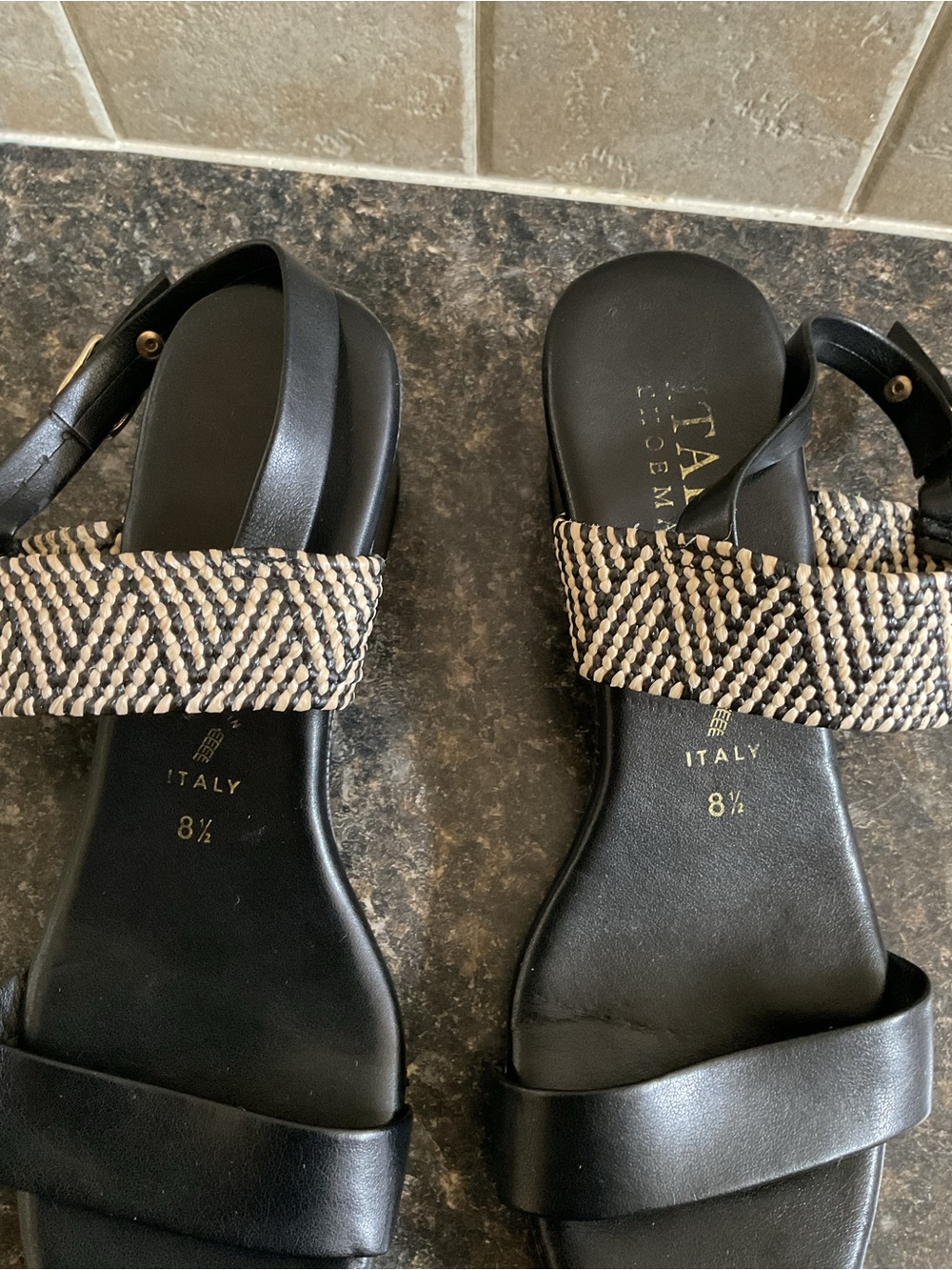 ITALIAN SHOEMAKERS Size 8.5 Made In Italy Infamous Heeled Sandals - Picture 2 of 8